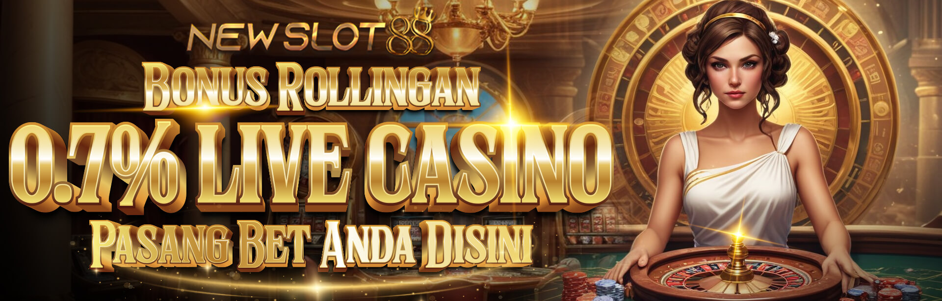 Bonus Rollingan Live Casino 0.7%
