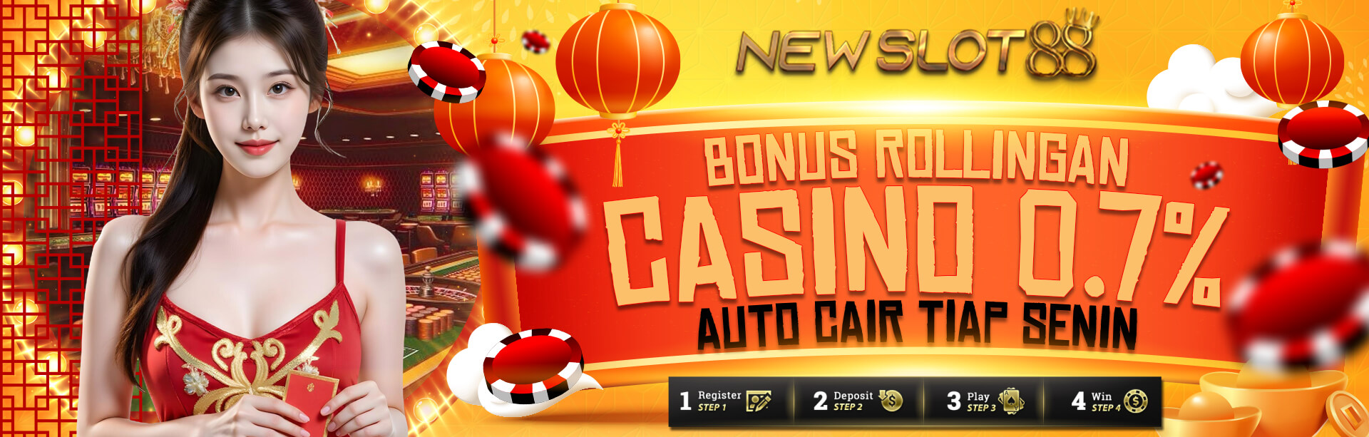 Bonus Rollingan Casino 0.7% Provider