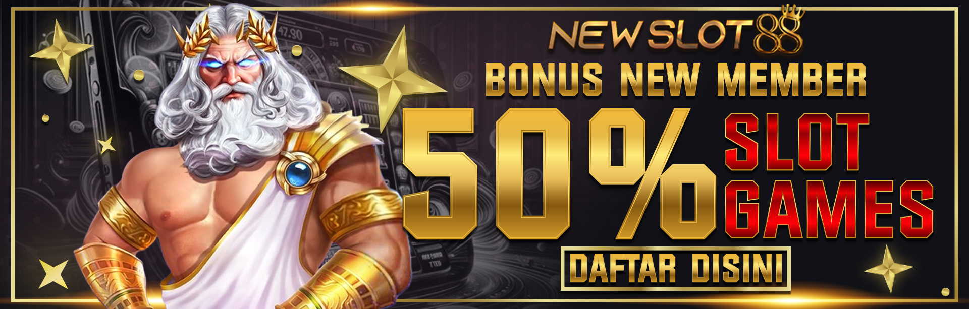 Bonus New Member 50%