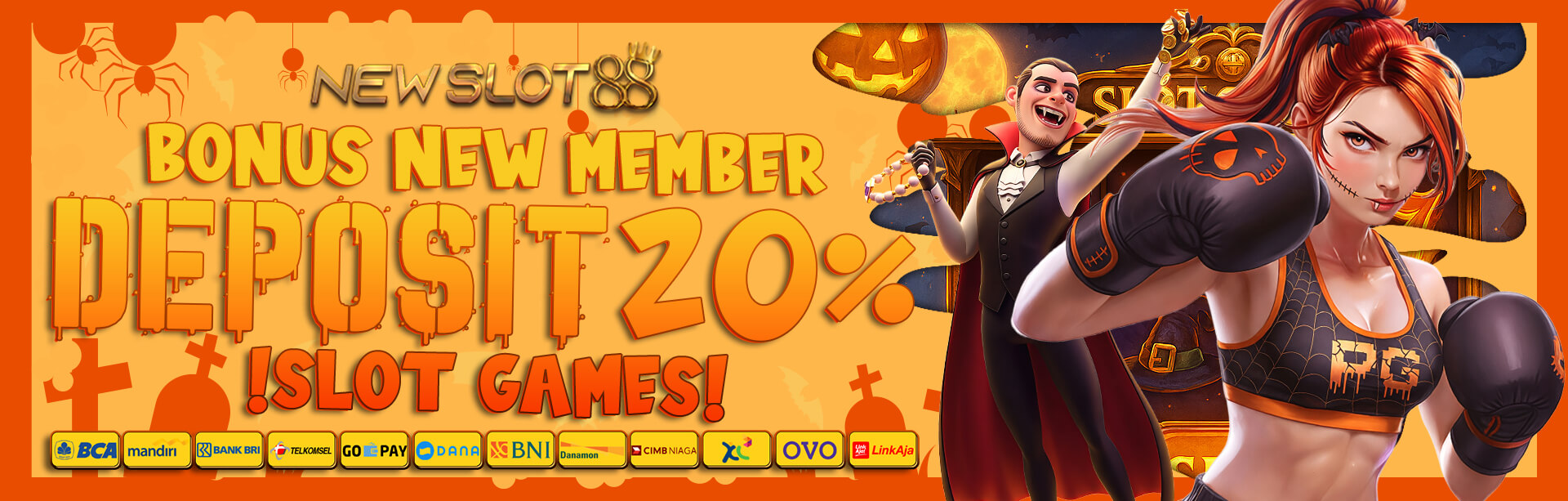 BONUS NEW MEMBER DEPOSIT 20%